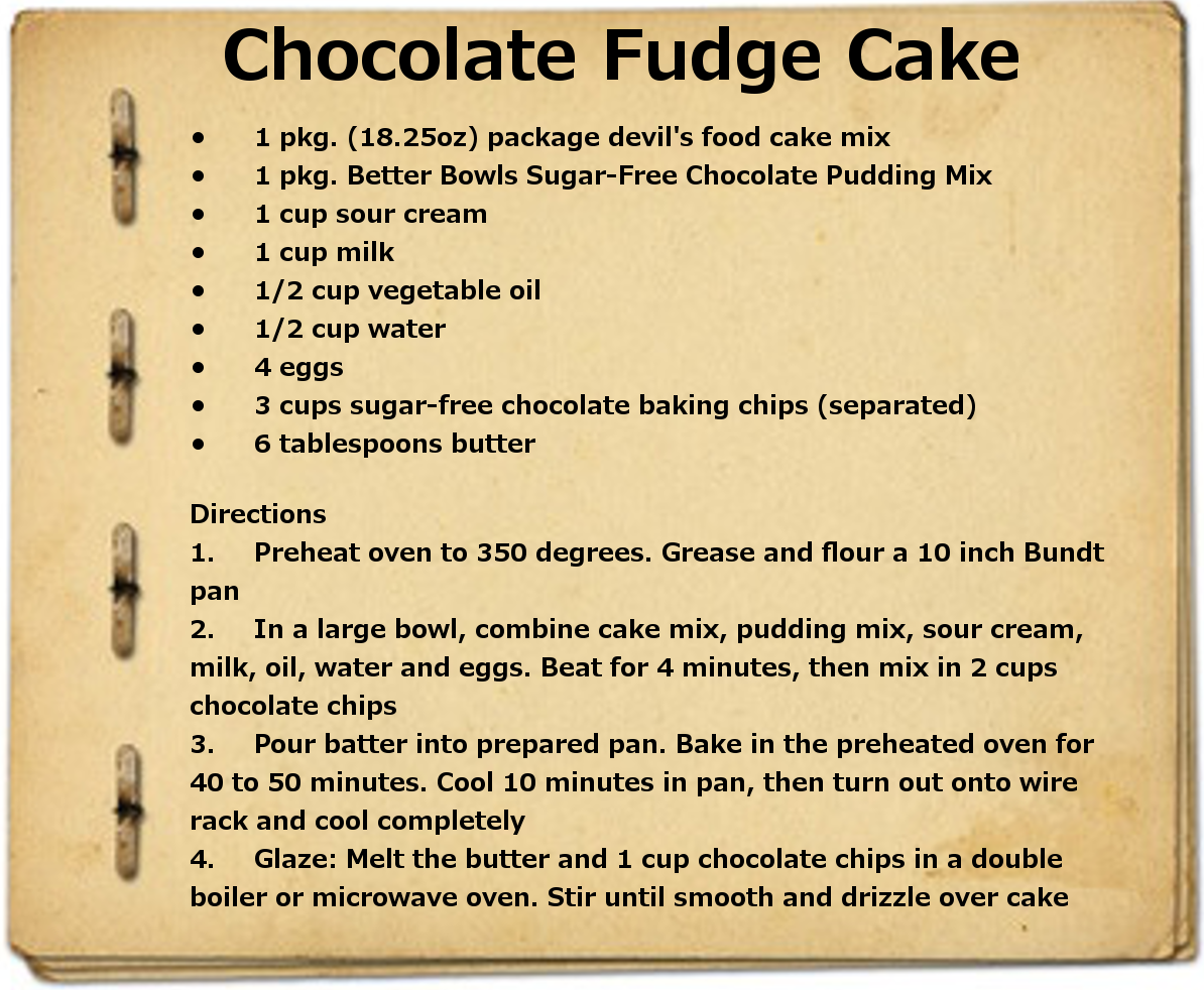 Chocolate Fudge Cake